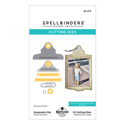 Spellbinders stanssi Turn the Page, Keepsake Clip