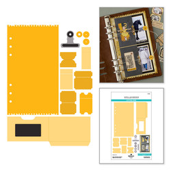 Spellbinders stanssi Turn the Page, Page with Flap Pocket