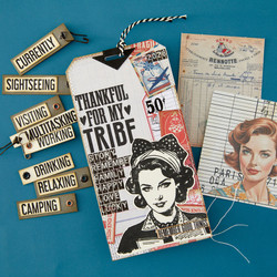 Spellbinders leima- ja stanssisetti Turn the Page, ING Words