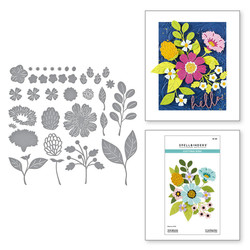 Spellbinders stanssi Vivid Blooms