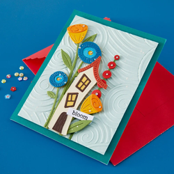Spellbinders kohokuviointikansio Whimsical Village, Skies