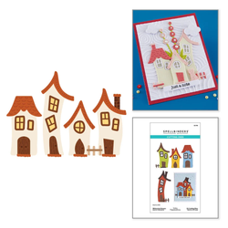 Spellbinders stanssi Whimsical Village, Houses
