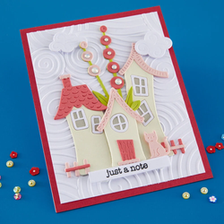 Spellbinders stanssi Whimsical Village, Houses