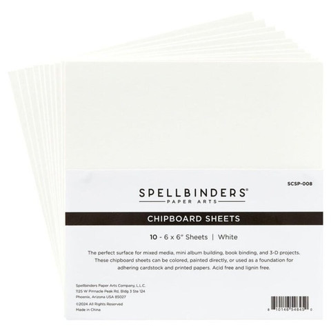 Spellbinders Chipboard Sheets, 6