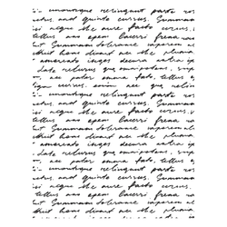 Spellbinders Press Plate Script Text -levy