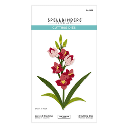 Spellbinders stanssi Layered Gladiolus