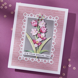 Spellbinders stanssi Layered Gladiolus