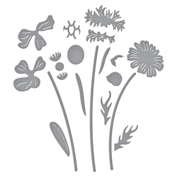 Spellbinders stanssi Layered Wildflowers