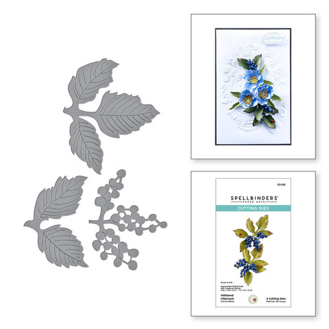 Spellbinders stanssi Withered Viburnum
