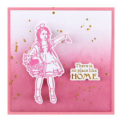 Spellbinders Press Plate Beautifully Imperfect, Butterfly Splatter -levy + stanssi