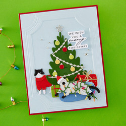 Spellbinders stanssi Christmas Cats Accessories