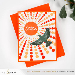 Altenew Geo Play Wreath Builder -leima- ja stanssisetti