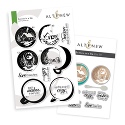 Altenew Scenes In a Sip -leima- ja stanssisetti