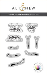 Altenew Stamp & Paint: Butterflies -stanssi