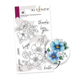 Altenew Stamp & Paint: Charming Clusters -leimasin