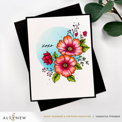 Altenew Stamp & Paint: Charming Clusters -leimasin