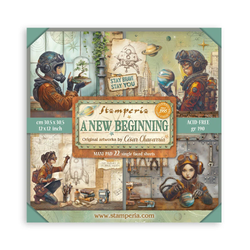 Stamperia paperipakkaus A New Beginning Maxi, 12