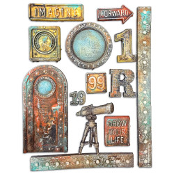 Stamperia muotti A New Beginning, Telescope, A5