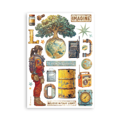 Stamperia Washi Pad -pakkaus A New Beginning