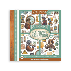 Stamperia A New Beginning -siirtokuvat Assortment, 6kpl