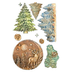 Stamperia muotti Christmas Winter Landscape, A5