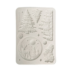 Stamperia muotti Christmas Winter Landscape, A5