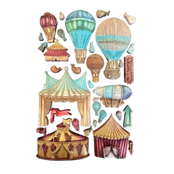 Stamperia muotti Alice in Christmas, Circus and Air Balloons, A5