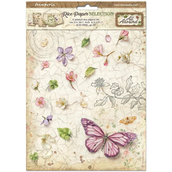 Stamperia riisipaperit All Around, Selection A4