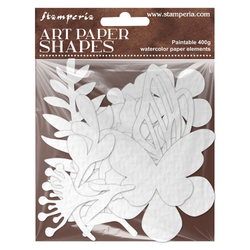 Stamperia Art Paper Shapes leikekuvat All Around