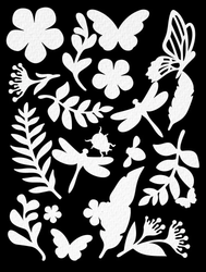 Stamperia Art Paper Shapes leikekuvat All Around