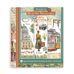 Stamperia Art of Travelling -siirtokuvat Assortment, 6kpl