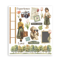 Stamperia Art of Travelling -siirtokuvat Assortment, 6kpl