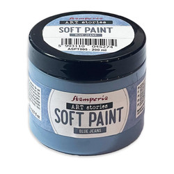 Stamperia Soft Paint -maali, sävy Blue Jeans