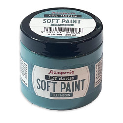 Stamperia Soft Paint -maali, sävy Deep Lagoon