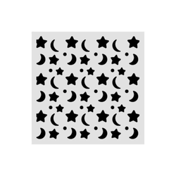 Stamperia sapluuna Baby, Star & Moon