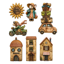 Stamperia muotti Cozy Family, A5