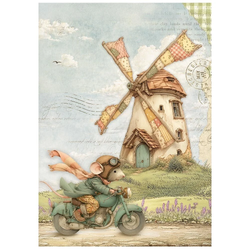 Stamperia riisipaperit Cozy Family, A6