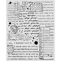 Stamperia sapluuna Cozy Family, Letters