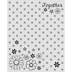 Stamperia sapluuna Cozy Family, Together Pattern