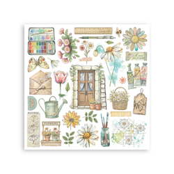 Stamperia Daisy Art -siirtokuvat Assortment, 6kpl