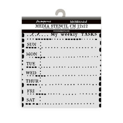 Stamperia sapluuna Diary Weekly