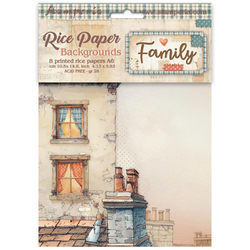 Stamperia riisipaperit Family, Backgrounds, A6