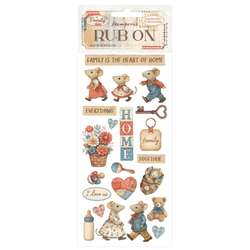 Stamperia Family -siirtokuvat Home