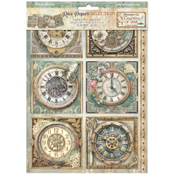 Stamperia riisipaperit Gardens of Time, Selection A4