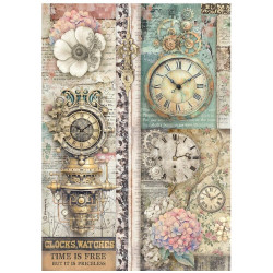 Stamperia riisipaperit Gardens of Time, Selection A4
