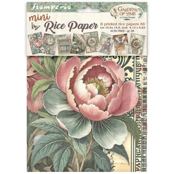 Stamperia riisipaperit Gardens of Time, A6