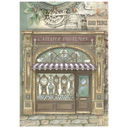 Stamperia riisipaperit Gardens of Time, A6