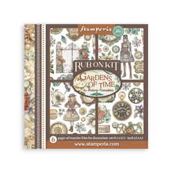 Stamperia Gardens of Time -siirtokuvat Assortment, 6kpl