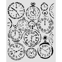 Stamperia sapluuna Gardens of Time, Mixed Clocks