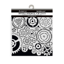 Stamperia sapluuna Gears Pattern